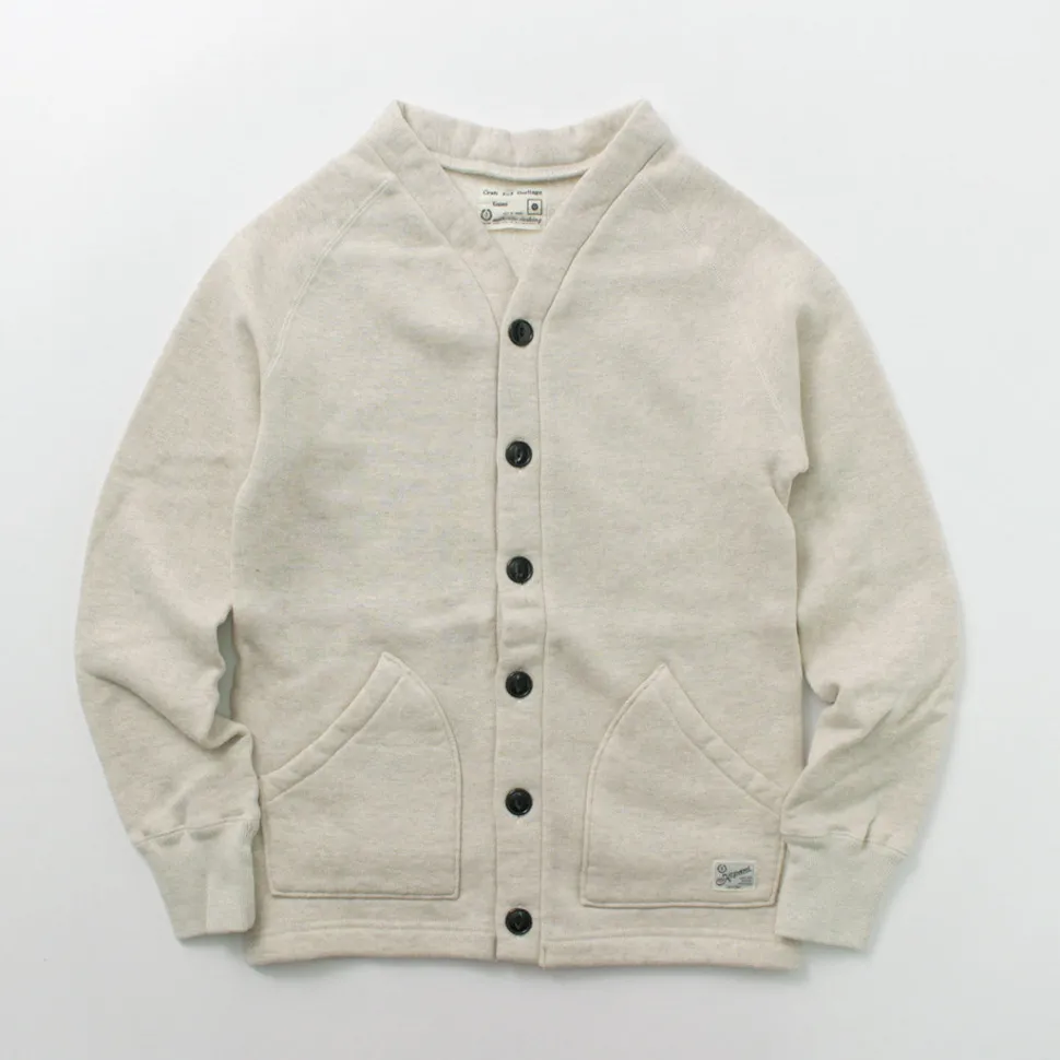 KEPANI / Sunset 2 Raffy brushed-lining sweatshirt cardigan