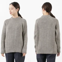 KERRY WOOLLEN MILLS / 7G 1PLY fisherman rib crew neck knit