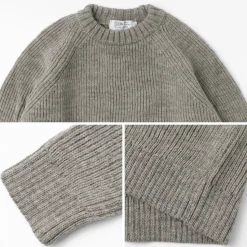 KERRY WOOLLEN MILLS / 7G 1PLY fisherman rib crew neck knit