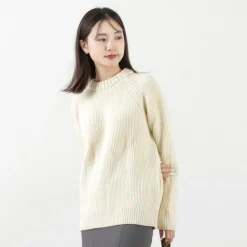 KERRY WOOLLEN MILLS / 7G 1PLY fisherman rib crew neck knit