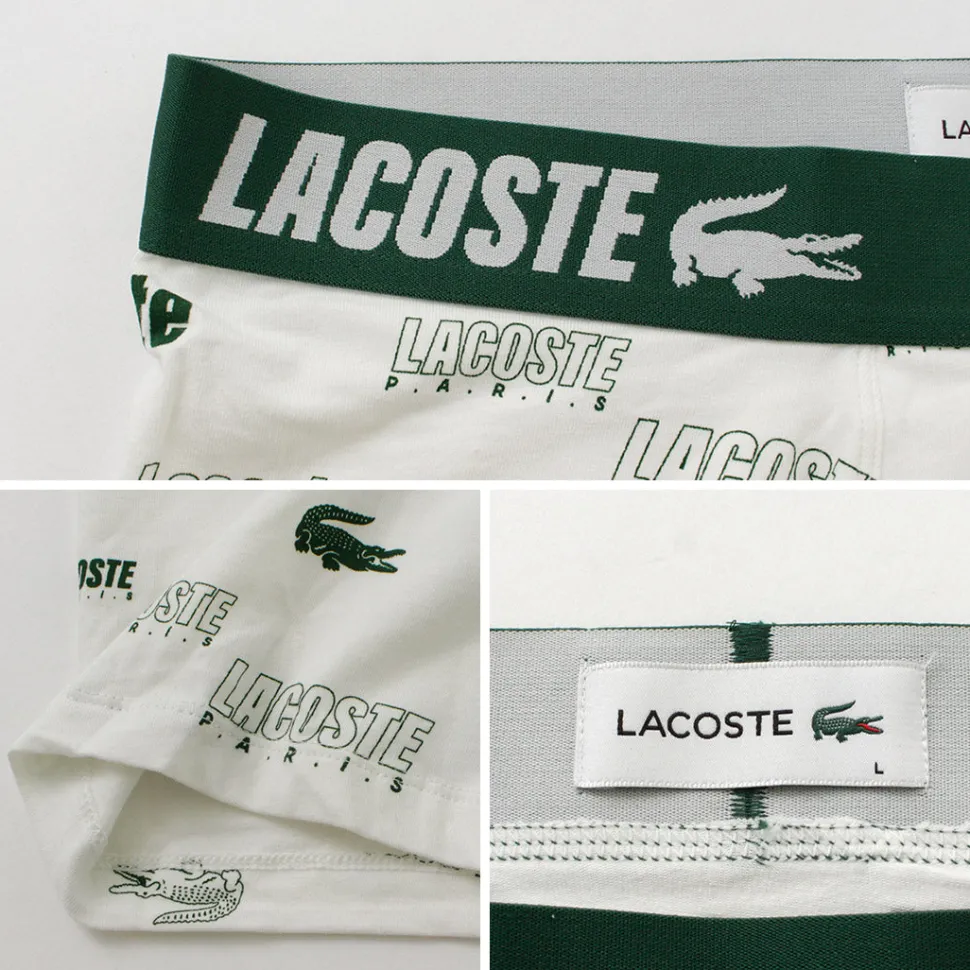 LACOSTE / Logo design 3-pack boxer shorts