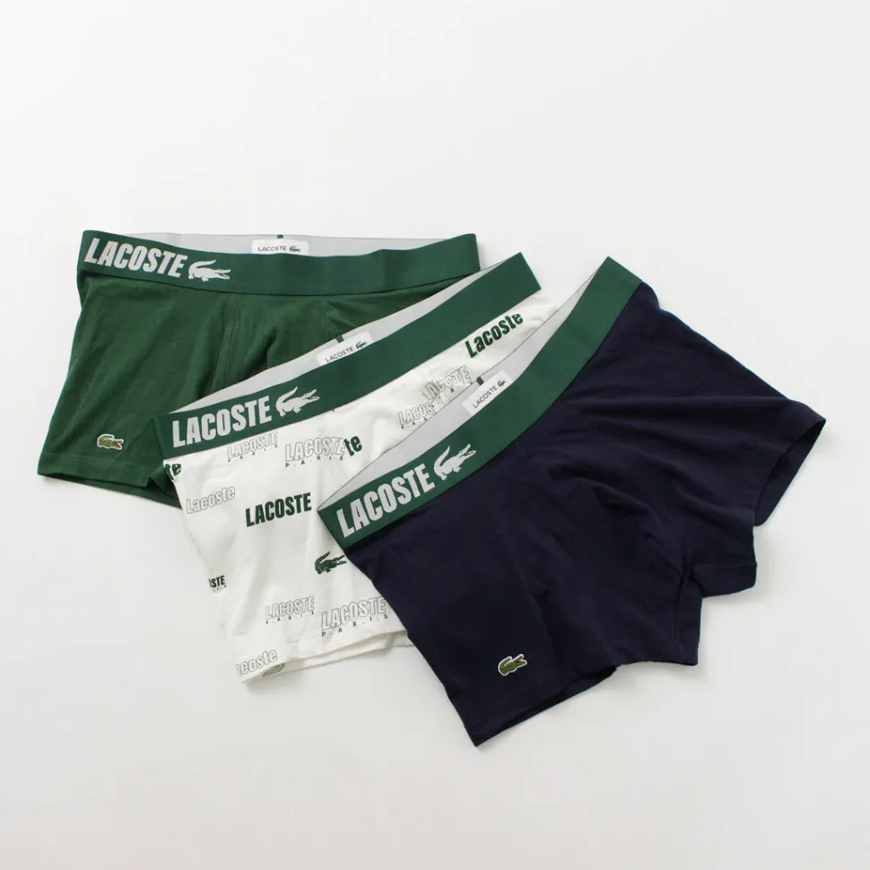 LACOSTE / Logo design 3-pack boxer shorts