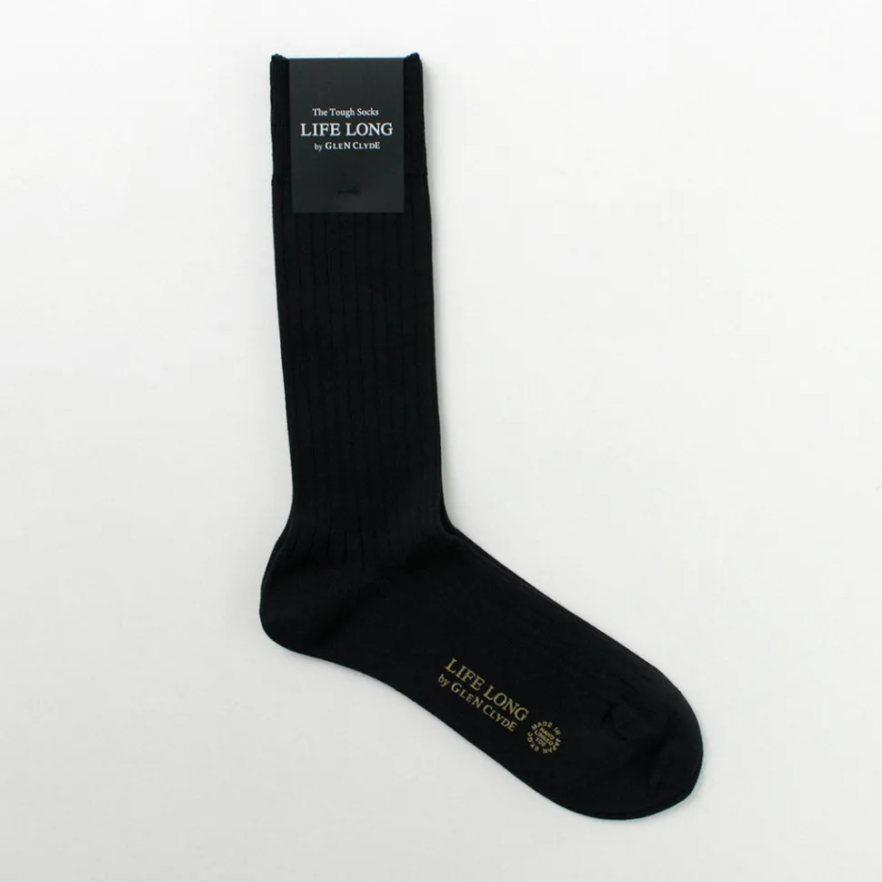 LIFE LONG BY GLEN CLYDE / TS-5 Cotton and Cordura Rib Socks
