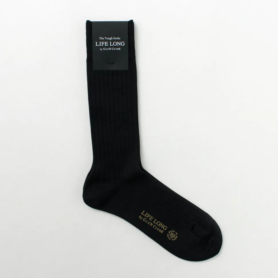 LIFE LONG BY GLEN CLYDE / TS-5 Cotton and Cordura Rib Socks