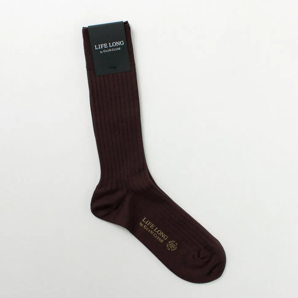 LIFE LONG BY GLEN CLYDE / TS-5 Cotton and Cordura Rib Socks