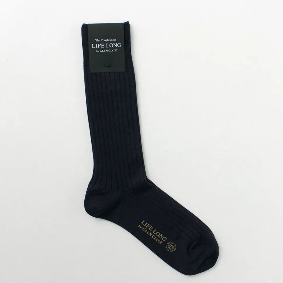 LIFE LONG BY GLEN CLYDE / TS-5 Cotton and Cordura Rib Socks