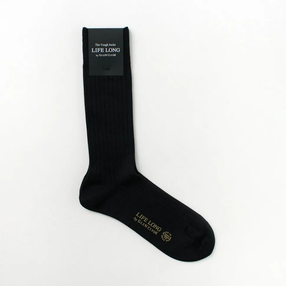 LIFE LONG BY GLEN CLYDE / TS-5 Cotton and Cordura Rib Socks