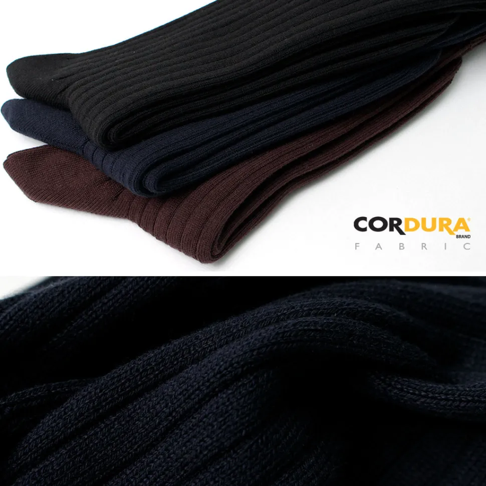 LIFE LONG BY GLEN CLYDE / TS-5 Cotton and Cordura Rib Socks