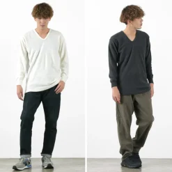 LOCALINA MERIYASU / U-Neck Cashmere Blend Long Sleeve Inner