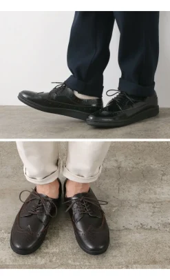 MANEBU / MNB-003 Leather Sneakers