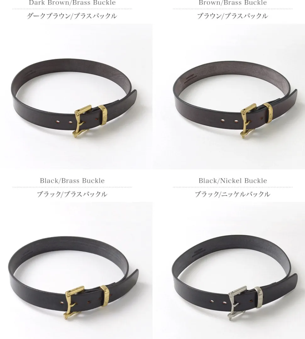 MARTIN FAIZEY / 1.5 inch (38mm) Quick Release Belt Leather Belt