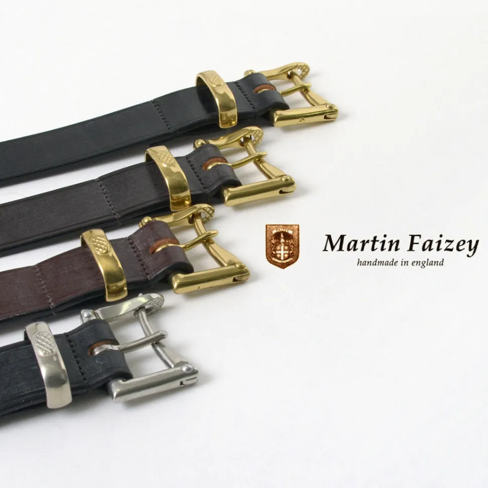 MARTIN FAIZEY / 1.5 inch (38mm) Quick Release Belt Leather Belt