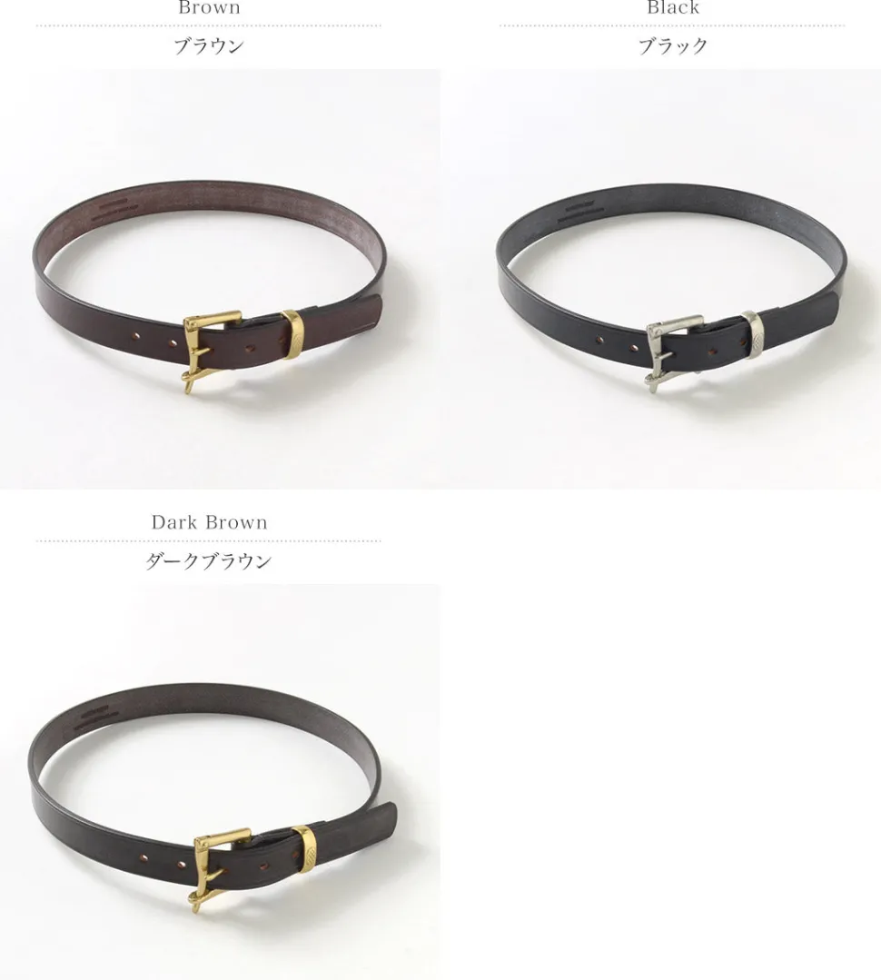 MARTIN FAIZEY / 1.0 inch (25mm) Quick Release Belt Leather Belt