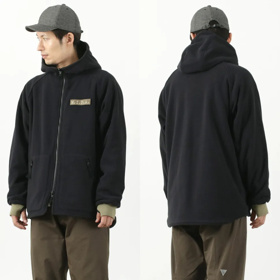 M.I.D.A. / Polartec Boa fleece ZIP-UP