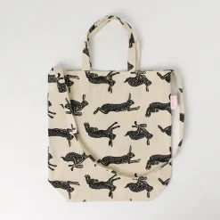 MIKAMI / Cotton twill sling tote bag