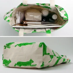 MIKAMI / Cotton twill sling tote bag