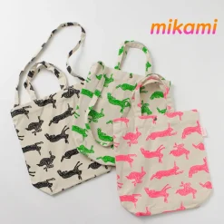 MIKAMI / Cotton twill sling tote bag