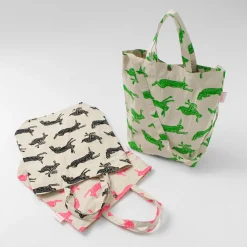 MIKAMI / Cotton twill sling tote bag