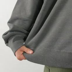 MOC T / Neon Script Loopwheel Overdyed Raglan Long Sleeve Sweatshirt