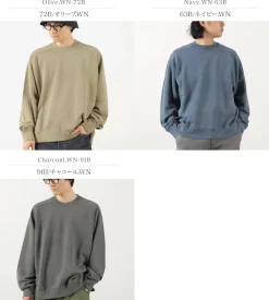 MOC T / Neon Script Loopwheel Overdyed Raglan Long Sleeve Sweatshirt