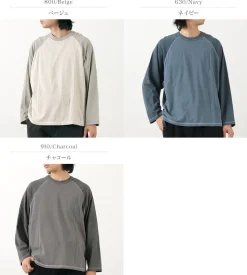 MOC T / Overdyed Baseball Long Sleeve Big Tee