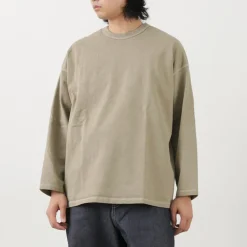MOC T / Plating Jersey Crew Neck Long Sleeve Big Tee