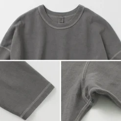 MOC T / Plating Jersey Crew Neck Long Sleeve Big Tee