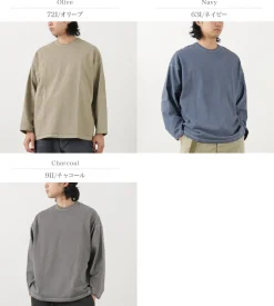 MOC T / Plating Jersey Crew Neck Long Sleeve Big Tee