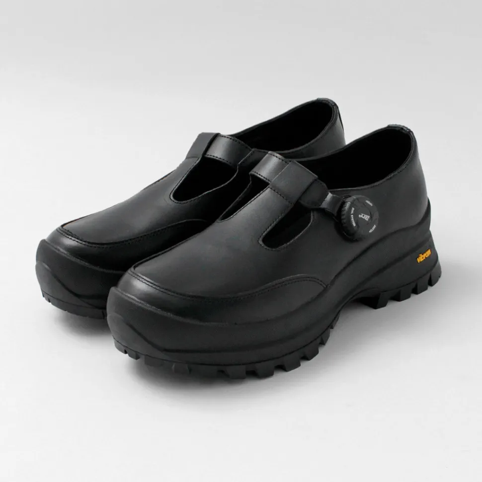 MOLLE SHOES / Free Rock T-Strap Leather Shoes