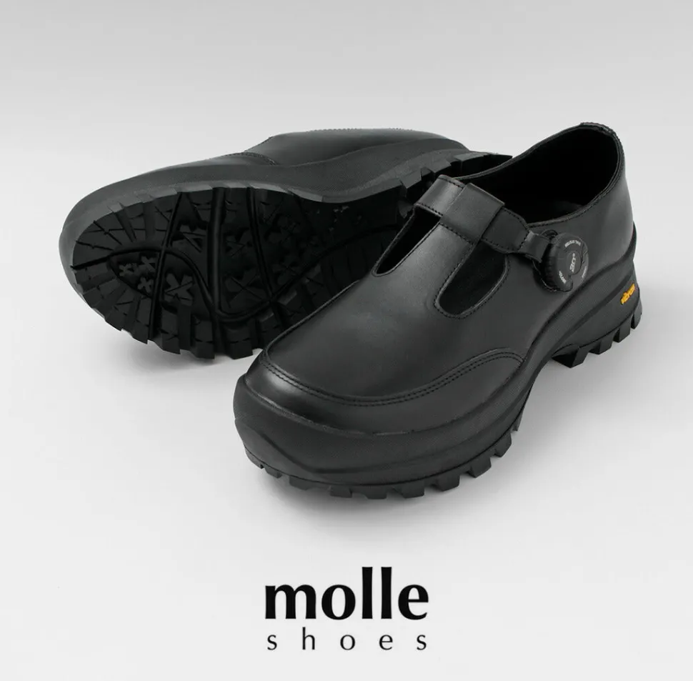 MOLLE SHOES / Free Rock T-Strap Leather Shoes