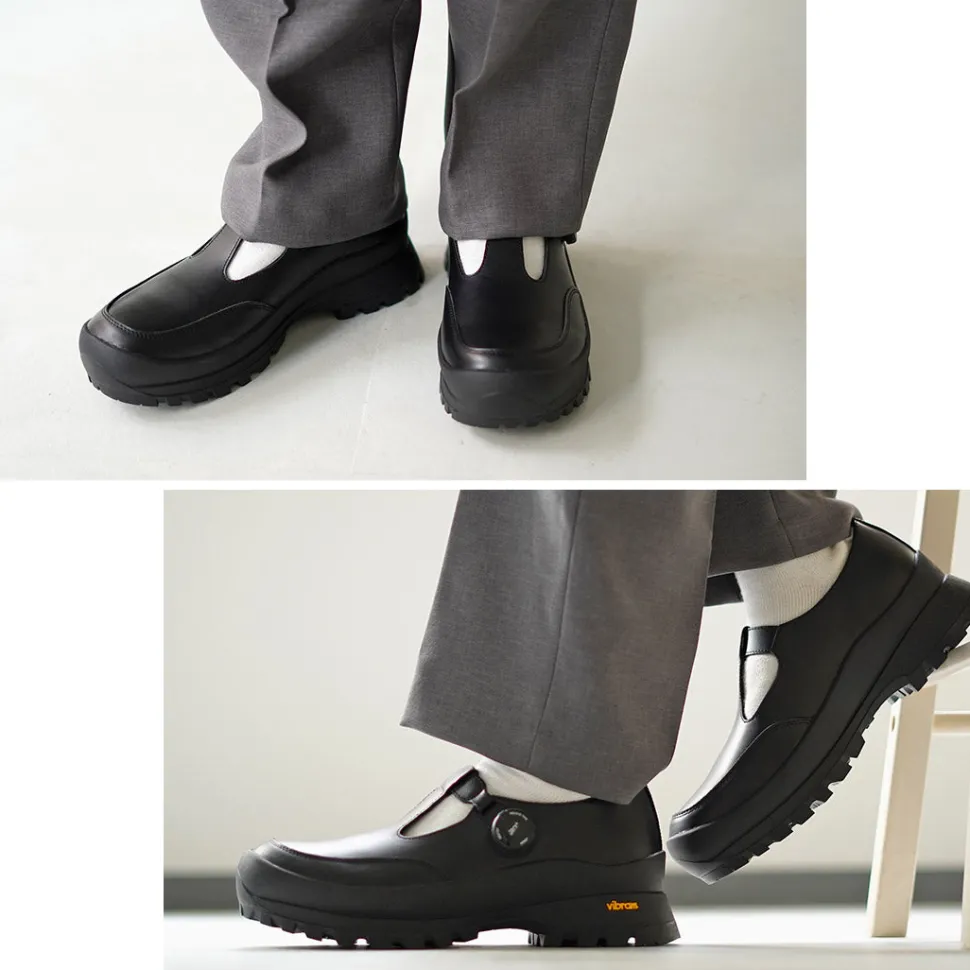 MOLLE SHOES / Free Rock T-Strap Leather Shoes