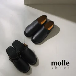 MOLLE SHOES / Short Side Gore Leather Shoes
