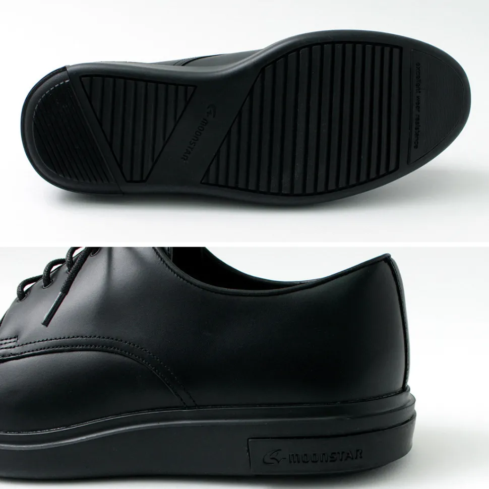 MOONSTAR / Breathable Waterproof Leather Derby Shoes