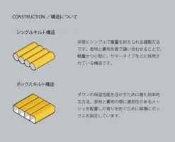 NANGA / AURORA Light 600DX Mummy-type sleeping bag