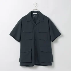 NANGA / Dot Air Utility pocket Short Sleeve Shirt