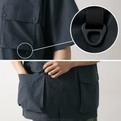 NANGA / Dot Air Utility pocket Short Sleeve Shirt