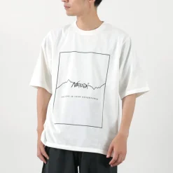 NANGA / Dry Mix Frame Logo Tee