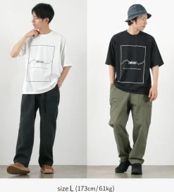 NANGA / Dry Mix Frame Logo Tee