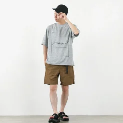 NANGA / Dry Mix Frame Logo Tee