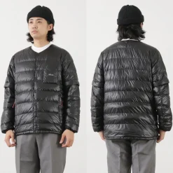 NANGA / Inner Down Cardigan Detachable Sleeve