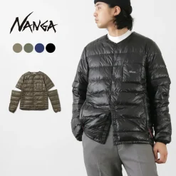 NANGA / Inner Down Cardigan Detachable Sleeve