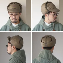 NANGA / Mountain Lodge Down Ear Flap Cap