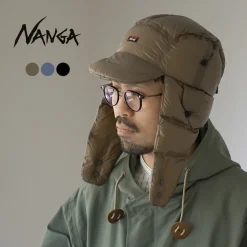 NANGA / Mountain Lodge Down Ear Flap Cap