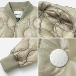 NANGA / Onion quilt down half coat