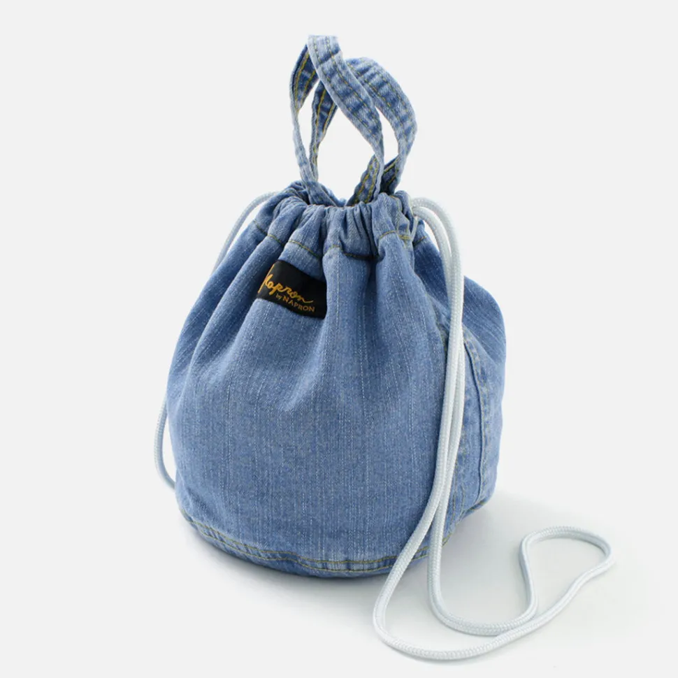 NAPRON / 8oz Bleached Denim Patient Bag Small 5L