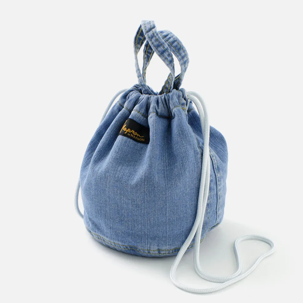 NAPRON / 8oz Bleached Denim Patient Bag Small 5L