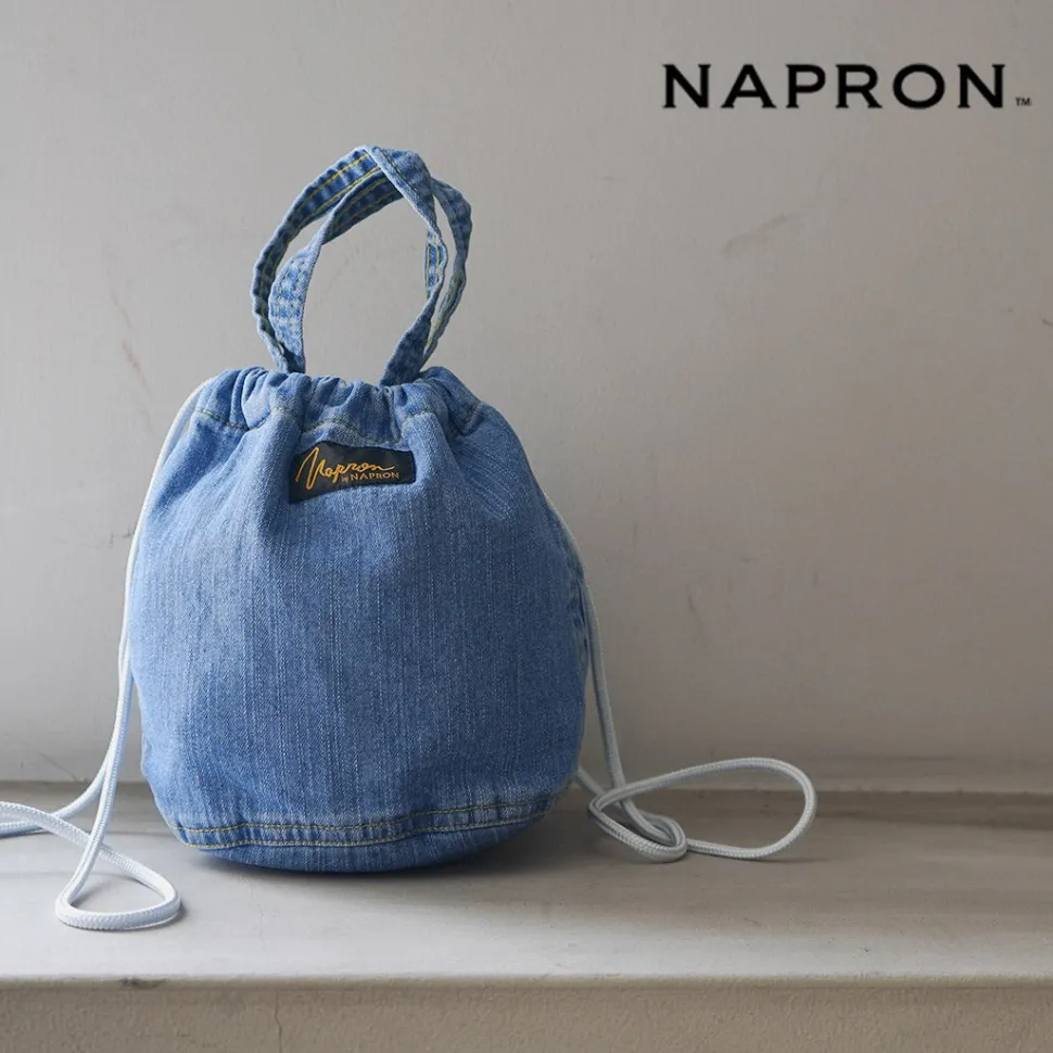 NAPRON / 8oz Bleached Denim Patient Bag Small 5L
