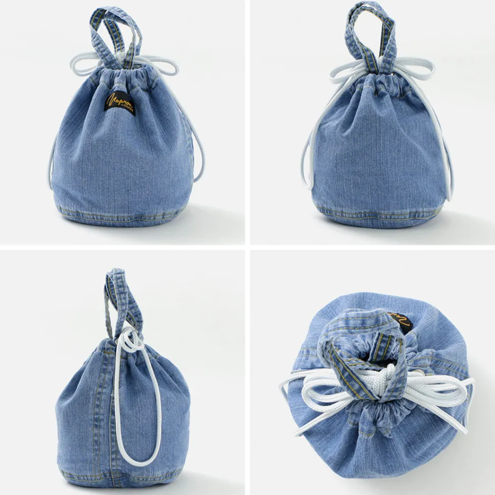 NAPRON / 8oz Bleached Denim Patient Bag Small 5L