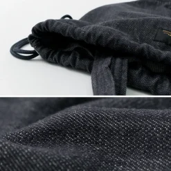 NAPRON / 8oz non-faded Shin denim Patient bag medium 13L