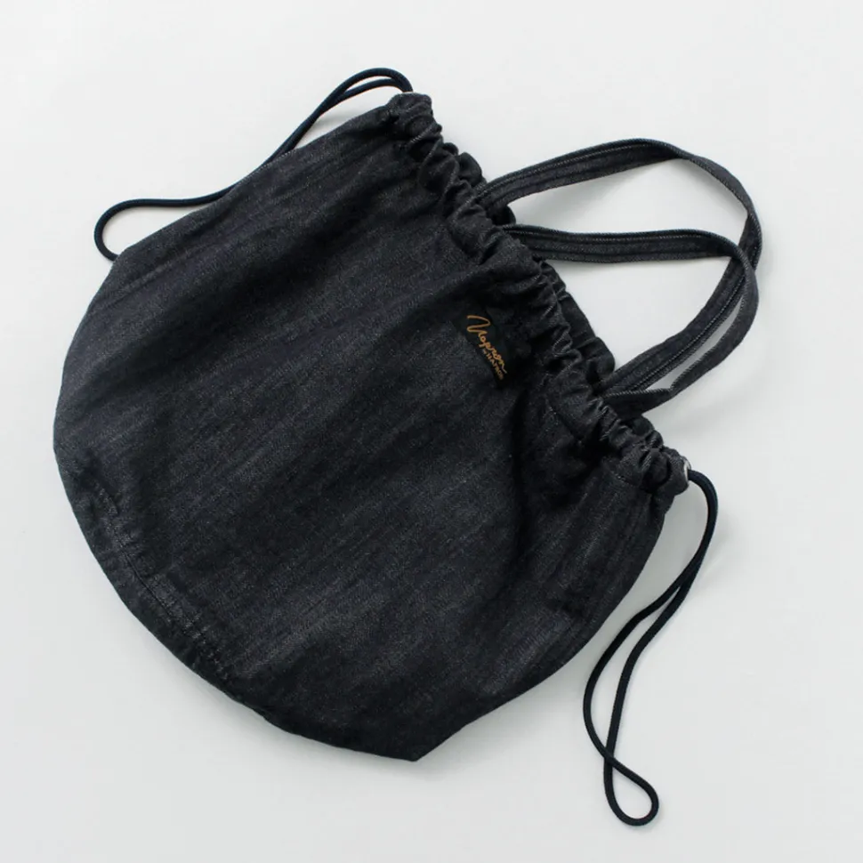 NAPRON / 8oz non-faded Shin denim Patient bag medium 13L